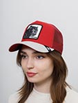 Бейсболка GOORIN BROTHERS арт. 101-0381 (бордовый / серый)